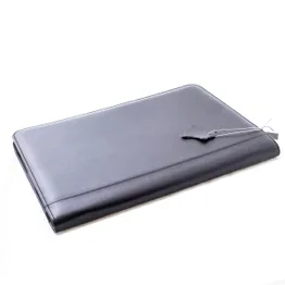 A4 Bettoni Leather Zipped Folder